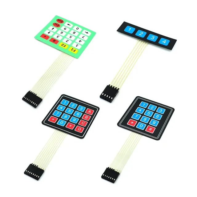 1*4 3*4 4*4 4*5 Matrix Array/Matrix Keyboard 16 Key Membrane Switch Keypad for arduino 1x4 3x4 4x4 4x5 Customize China
