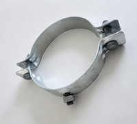 Collier de serrage réglable pour poteau avec boulon de verrouillage pour montage sur poteau rond, fixation de tuyaux et de poteaux, prix de gros, commande en gros