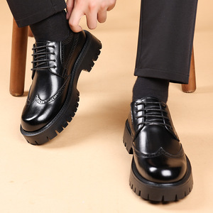 Zapatos Sin Cordones Antideslizantes e Impermeables para Hombre, Parte Superior de Cuero Genuino, Mocasines Elegantes para Oficina, Cómodos, Casuales de Negocios, Resistentes - Product Image 3