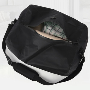 Vacuum <b>Compression</b> <b>Bag</b> For Travel Storage 20-35L Waterproof Clothing Organizer Rectangle Black Polyester Backpack Luggage - Product Image 1