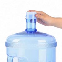Tapa Económica FX de 55 mm para Botellas de Agua de 5 Galones, Antiderrames y Antisalpicaduras para Plantas Embotelladoras de Agua
