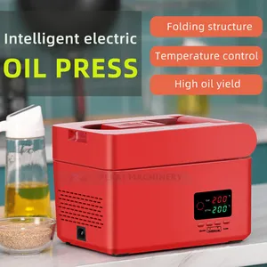 RG-108 estrattore di olio di semi di lino per olio di girasole multifunzionale intelligente per uso domestico per spremitura a freddo/caldo