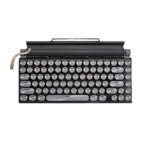 Clavier de machine à écrire sans fil de style rétro personnalisé pour IPAD PC/ordinateur portable Mac-Clavier de jeu