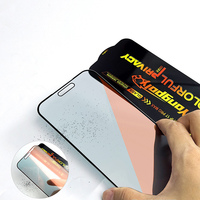 Yongpoly pour iPhone Duo Verre Trempé Haute Qualité en Aluminium à Changement de Couleur Anti-ESD Confidentialité pour iPhone 17 Air 16 15 14 13 12 11 18 Pro Max