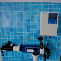Clorador de Sal para Piscinas Residenciales, Fabricante OEM con Celda de Titanio, Autolimpiante, Sistema de Bajo Consumo de Sal DC24V