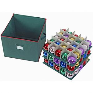 Holiday Ceramic Christmas Decoration Supplies Ornament Accessories Balls Plastic Christmas Organizer <b>Storage</b> <b>Box</b> - Product Image 3