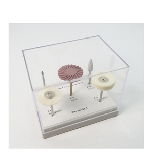 Kit de fraises de réglage et de polissage pour laboratoire dentaire, pour polisseuse diamantée céramique et porcelaine - Product Image 3