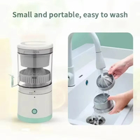 Draagbare elektrische sapcentrifuge USB oplaadbaar sinaasappel citroen fruitblender mini huishoudelijke sapcentrifuge mixer citruspers fruitsapcentrifuge