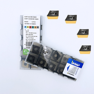 Công cụ tiện chính hãng iscar <span class=keywords><strong>ccmt</strong></span> 120408-sm ic8250 cho vật liệu thép và thép không gỉ - Product Image 1