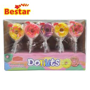 Lollipop-<span class=keywords><strong>donut</strong></span> colorido, <span class=keywords><strong>caramelo</strong></span> duro oem, proveedor de dulces - Product Image 1