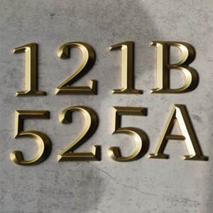 Grabado láser Metal Digital Wall Stickers Números arábigos. Letra inglesa. Pegatinas de pared rusas Pegatinas de pared <span class=keywords><strong>españolas</strong></span> islámicas - Product Image 2