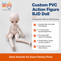 Usine OEM ODM : Figurine d'action en PVC personnalisée, poupée BJD, design 3D, multi-articulations mobiles, style anime, jouet de collection pour la vente au détail en boîte mystère
