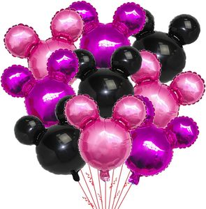 9 Globos de Aluminio con Diseño de Ratón Rosa para Fiesta, Decoración para Baby Shower, Fiesta Infantil, Cumpleaños - Product Image 1