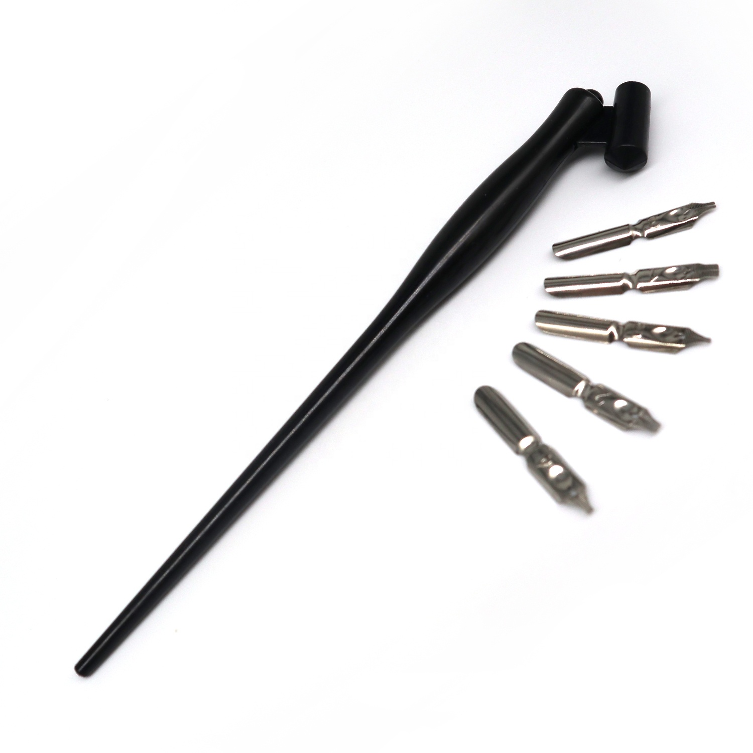 Лидер продаж, набор каллиграфических ручек с комиксами, 5 шт. перьевых ручек + 1 шт. подставка для ручек с косым погружением, набор для художника, аниме/комиксов