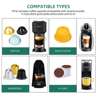 1SET Organisateur de dosettes de café mural pour toutes sortes de capsules sous les armoires Supports de dosettes de café Support de stockage pour comptoir
