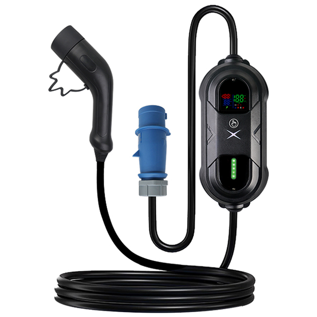 Factory Price Type 2 Portable EV Charger SK-EV32N Model 7.6kw With OEM Service TUV CE Certified AC EV Charger