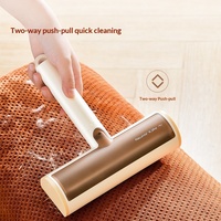 Éliminateur de poils d'animaux : Brosse adhésive statique pour éliminer les poils de chat et autres poils, un outil indispensable pour l'élimination des poils