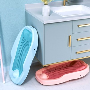 Baby Bath Tub With Non Slip Mat For Newborn 0-12 Months Universal Bath Support <b>Frame</b> PPTPE Material - Product Image 3