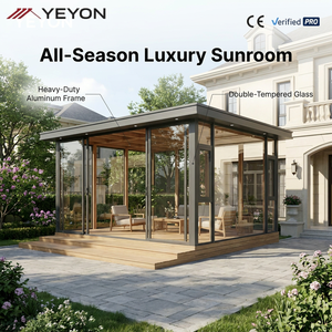 Yeyon 2026, Invernadero de Vidrio para Exteriores, Construcción a Gran Escala, Residencial, Cumple con el Código de Construcción OEM - Product Image 1