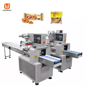 Machine d'emballage de pain, pizza, toast, croissant, multifonction, entièrement automatique