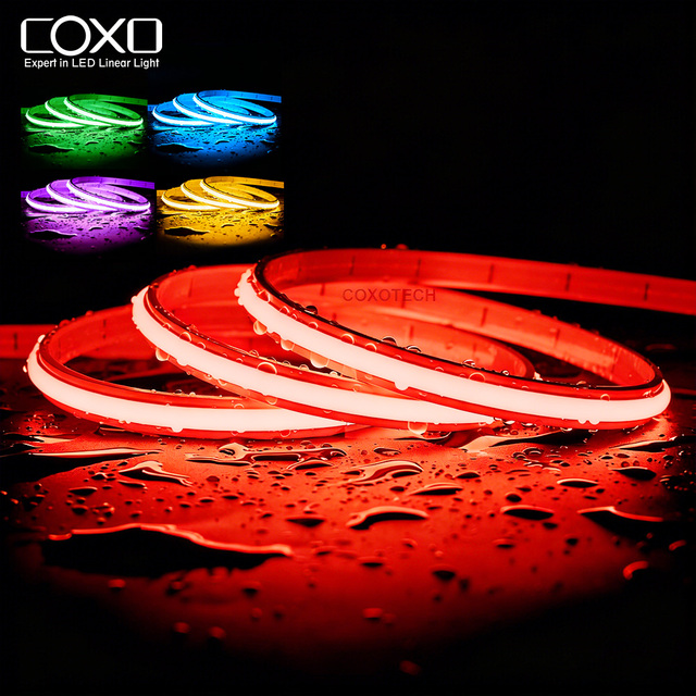 COXO Waterproof IP67 IP65 Outdoor Silicone RGB Neon Strip Light RGBW RGBCCT 12V 24V for Facade Landscape and Pathway Lighting