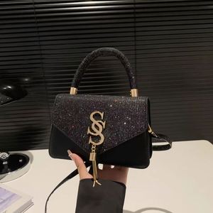 Bolso de lona con estampado de letras de moda, nuevo bolso de hombro cruzado para mujer - Product Image 3
