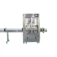 Machines pour l'industrie alimentaire et des boissons, machine de remplissage et de bouchage automatique de bouteilles d'eau liquide à 2/4/6/8 têtes