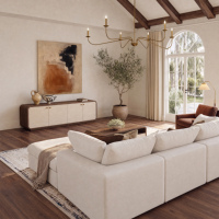 Ensemble de canapés modulaires pour salon Voxhome, meubles sur mesure pour toute la maison - Ensemble de meubles d'intérieur et d'extérieur pour la maison et le jardin