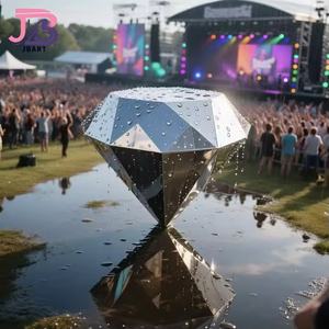 Espejo grande Diamante Característica Boda Acero inoxidable Diamante Estatua Arte Escultura al aire libre Diamante - Product Image 1