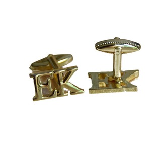 Gemelli di Lusso in Metallo per <span class=keywords><strong>Uomo</strong></span> e Donna, Alta Qualità, Stampa UV Irregolare, Placcati, per Camicia, Oro e Argento Opzionali - Product Image 5