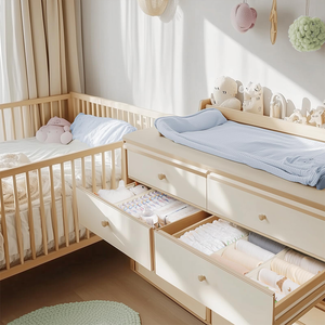 Organizador de Cajones <span class=keywords><strong>para</strong></span> Decoración de Cuarto de Bebé, Elegante Organizador <span class=keywords><strong>para</strong></span> Artículos Esenciales del Bebé, Mantiene el Cuarto Ordenado - Product Image 6