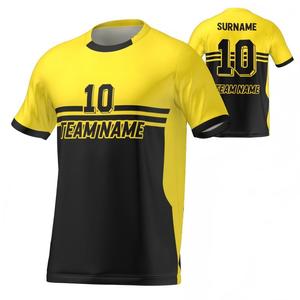 Maillot de football oversize extensible pour adultes, conception à découpe automatisée, hauts de sport décontractés style streetwear pour l'entraînement et les matchs de football - Product Image 1