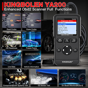 เครื่องสแกนรถยนต์ Kingbolen YA 200 สำหรับตรวจสอบไฟ Check Engine ระบบ OBD 2 ใช้ได้กับรถยนต์ทุกประเภท - Product Image 2
