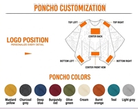 Poncho châle d'hiver personnalisable en acrylique pour femme, motif tribal géométrique, marque privée, cape réversible à franges, doux, motif ethnique, écharpe enveloppante