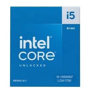 Intel Core I5-14600KF CPU is an th generation technology 10nm 2.6GHZ core 20 thread cache 24MB desktop processor