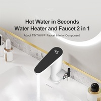 Chauffe-eau électrique 220V Robinet de cuisine sans réservoir Geysers Robinet chauffant Robinet chauffant Réchauffeurs instantanés