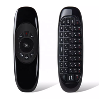 Vente en gros d'usine Souris aérienne sans fil 2,4G Télécommande vocale TV Rétroéclairée Fly Air Remote Mini C120 Souris aérienne