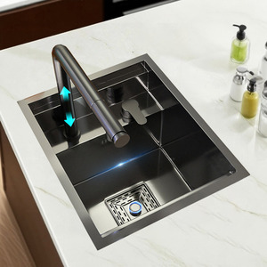 Évier de cuisine multifonctionnel en acier inoxydable, <span class=keywords><strong>mini</strong></span> évier à fente cachée, petit évier pour appartement, lavabo pour les mains - Product Image 1