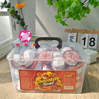 Collations pour enfants Boule de chocolat Sauce Biscuits Star Cup Vente en gros Sucré Mini confiture de chocolat au lait Biscuit croustillant