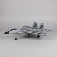 Avion télécommandé planeur RC F22 Fighter Model 2.4G 3 canaux, portée 200m, prêt à l'emploi avec chargeur et batteries pour enfants