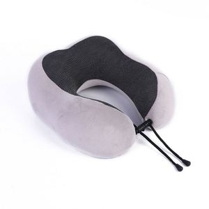 Memory Foam U Shape Neck Portable Flight Pillow Travel Kit With <b>Eye</b> <b>Masks</b> Earplug for Plane - Product Image 3