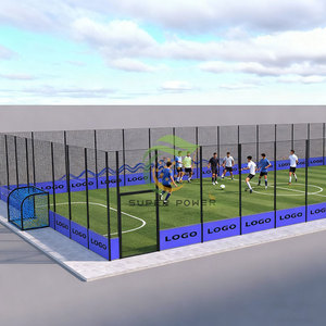 Komplettes Sportausrüstungsset Multisportplatz Spielplatz Fußballfeld Käfig Fußballplatz Komplettanlage - Product Image 2