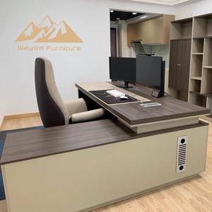 Modernización de gama alta CEO Escritorio Boss Muebles de oficina Mesa Gerente Escritorio ejecutivo - Product Image 6