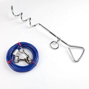 Ancre de fond en acier inoxydable Ancres au sol Ancre de terre Piquet d'attache en spirale pour la protection 8 <span class=keywords><strong>420</strong></span> mm Pet Yacht Boat Hardware - Product Image 6