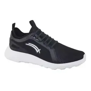 Zapatillas de Running para Hombre, Ligeras, Transpirables, con Parte Superior de Malla, Suela de Goma, Entresuela de EVA, Suela de Phylon, para Uso Deportivo Urbano, en Negro y Blanco - Product Image 5