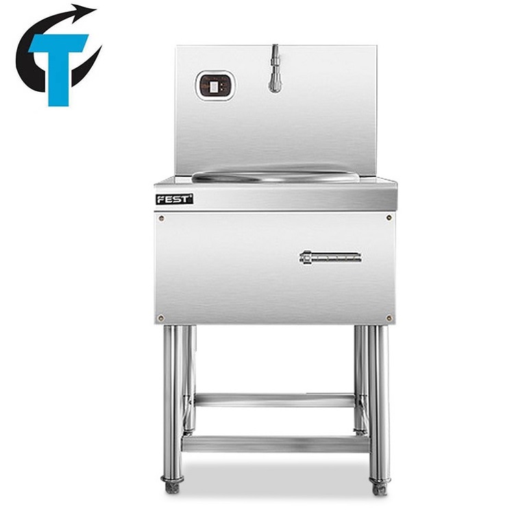 Высокоэффективная и энергосберегающая Коммерческая индукционная плита/высокомощная Электромагнитная большая кастрюля с одной головкой