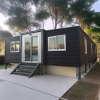 Maison conteneur préfabriquée extensible ISO CE, mobile, à double aile, Tiny Casa, bâtiment modulaire pour usage résidentiel
