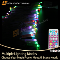 Guirlande lumineuse LED RGB en caoutchouc blanc, étanche IP65, pour décoration de Noël en extérieur