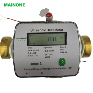 Medidor de calor ultrasónico de alta calidad certificado CE MID DN20 Modbus cuerpo de latón <span class=keywords><strong>Digital</strong></span> LCD personalizable OEM medidores de flujo para agua - Product Image 3