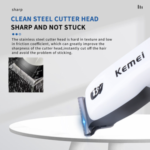 Tondeuse à cheveux professionnelle Kemei Km-Pg232 1200mAh, puissance élevée, acier inoxydable, sans fil, rechargeable, vente en gros - Product Image 3